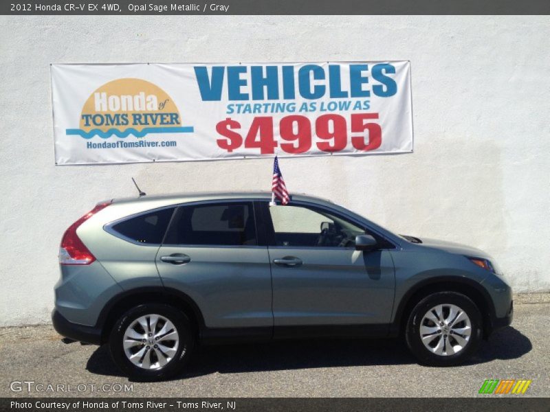 Opal Sage Metallic / Gray 2012 Honda CR-V EX 4WD