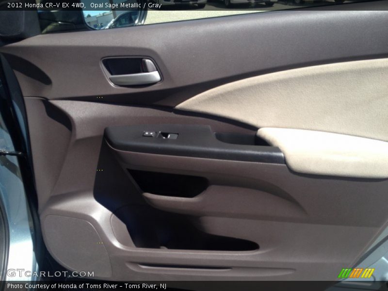 Opal Sage Metallic / Gray 2012 Honda CR-V EX 4WD