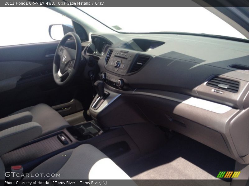 Opal Sage Metallic / Gray 2012 Honda CR-V EX 4WD