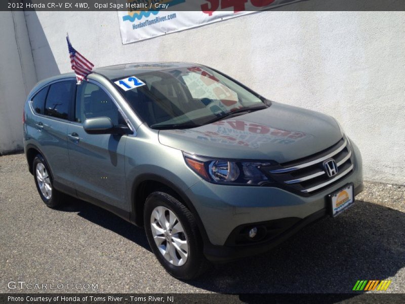 Opal Sage Metallic / Gray 2012 Honda CR-V EX 4WD