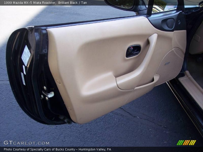 Brilliant Black / Tan 1999 Mazda MX-5 Miata Roadster