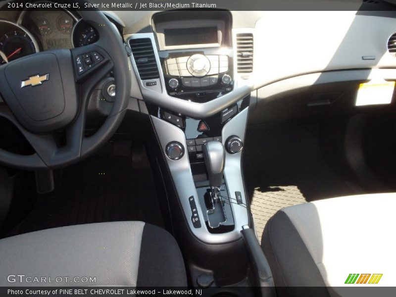 Silver Ice Metallic / Jet Black/Medium Titanium 2014 Chevrolet Cruze LS