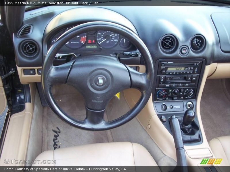 Brilliant Black / Tan 1999 Mazda MX-5 Miata Roadster