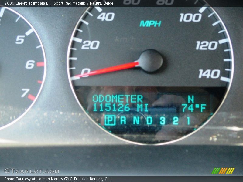 Sport Red Metallic / Neutral Beige 2006 Chevrolet Impala LT