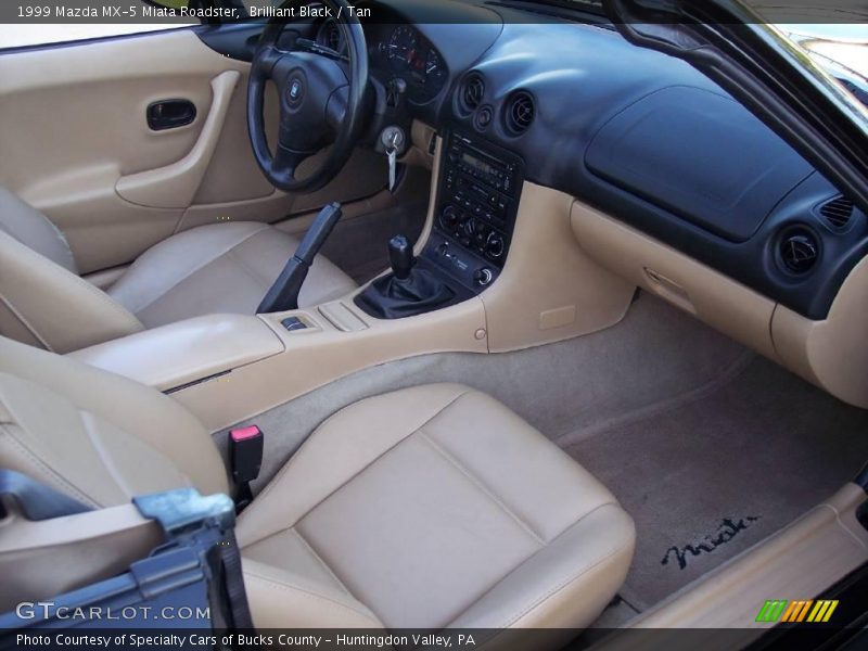 Brilliant Black / Tan 1999 Mazda MX-5 Miata Roadster