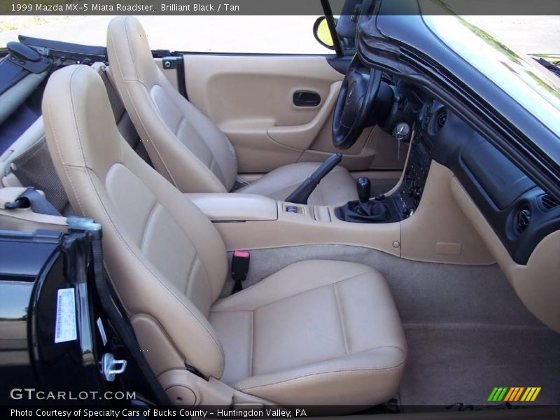 Brilliant Black / Tan 1999 Mazda MX-5 Miata Roadster