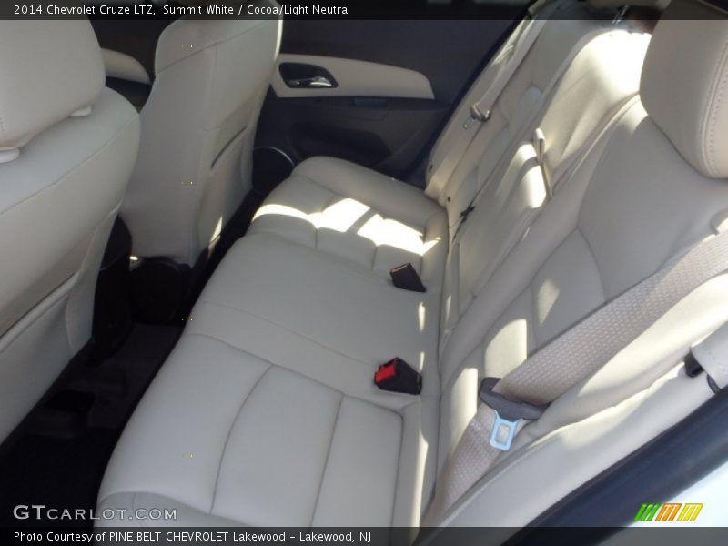 Summit White / Cocoa/Light Neutral 2014 Chevrolet Cruze LTZ