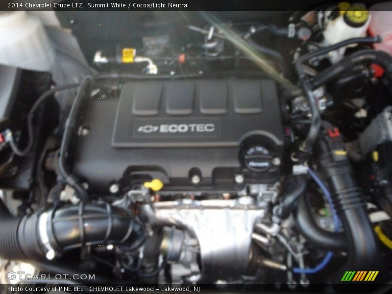 Summit White / Cocoa/Light Neutral 2014 Chevrolet Cruze LTZ