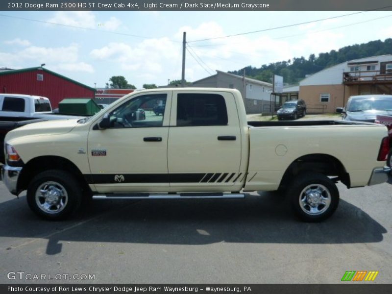 Light Cream / Dark Slate/Medium Graystone 2012 Dodge Ram 2500 HD ST Crew Cab 4x4