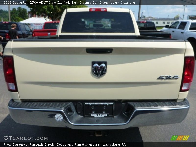 Light Cream / Dark Slate/Medium Graystone 2012 Dodge Ram 2500 HD ST Crew Cab 4x4