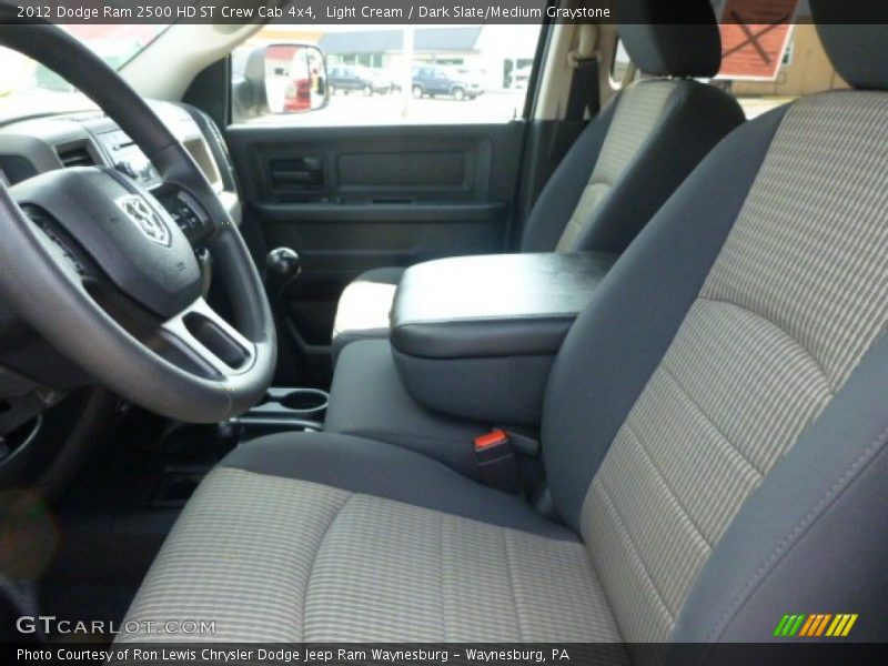 Light Cream / Dark Slate/Medium Graystone 2012 Dodge Ram 2500 HD ST Crew Cab 4x4