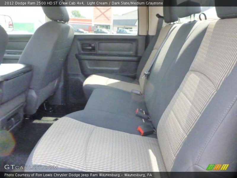 Light Cream / Dark Slate/Medium Graystone 2012 Dodge Ram 2500 HD ST Crew Cab 4x4