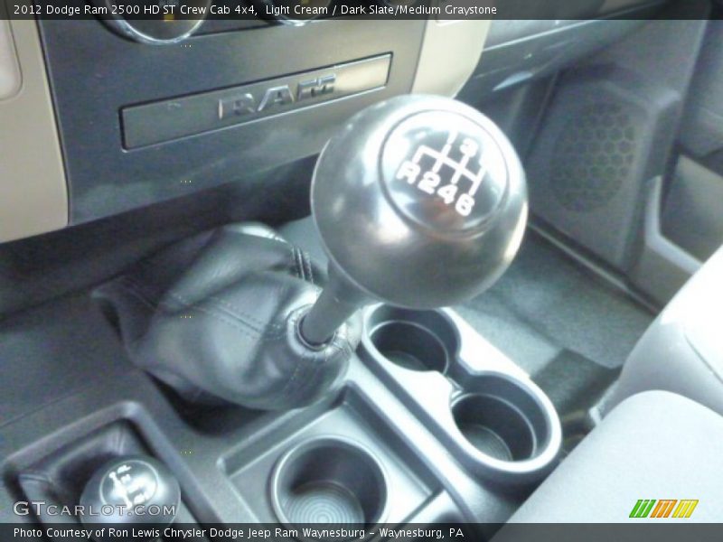 Light Cream / Dark Slate/Medium Graystone 2012 Dodge Ram 2500 HD ST Crew Cab 4x4
