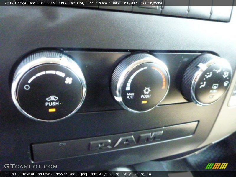 Light Cream / Dark Slate/Medium Graystone 2012 Dodge Ram 2500 HD ST Crew Cab 4x4