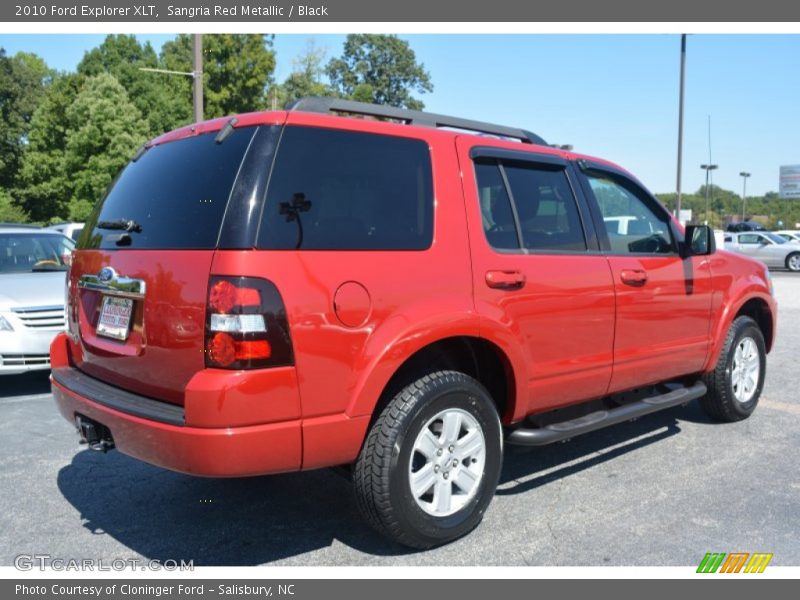 Sangria Red Metallic / Black 2010 Ford Explorer XLT