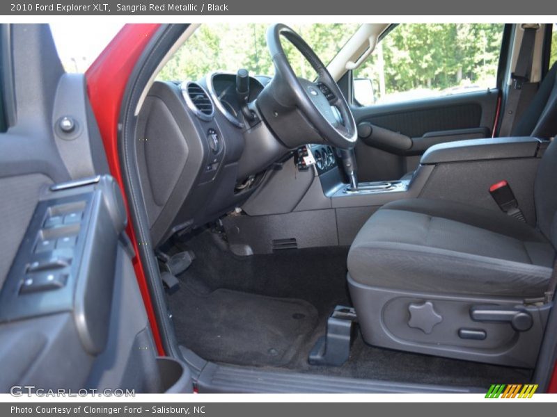 Sangria Red Metallic / Black 2010 Ford Explorer XLT