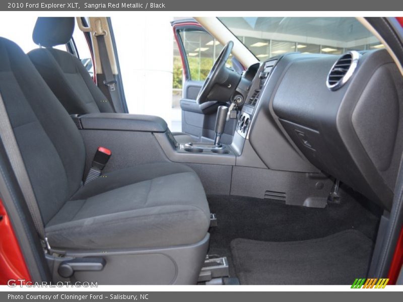 Sangria Red Metallic / Black 2010 Ford Explorer XLT