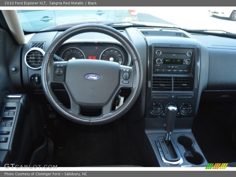 Sangria Red Metallic / Black 2010 Ford Explorer XLT