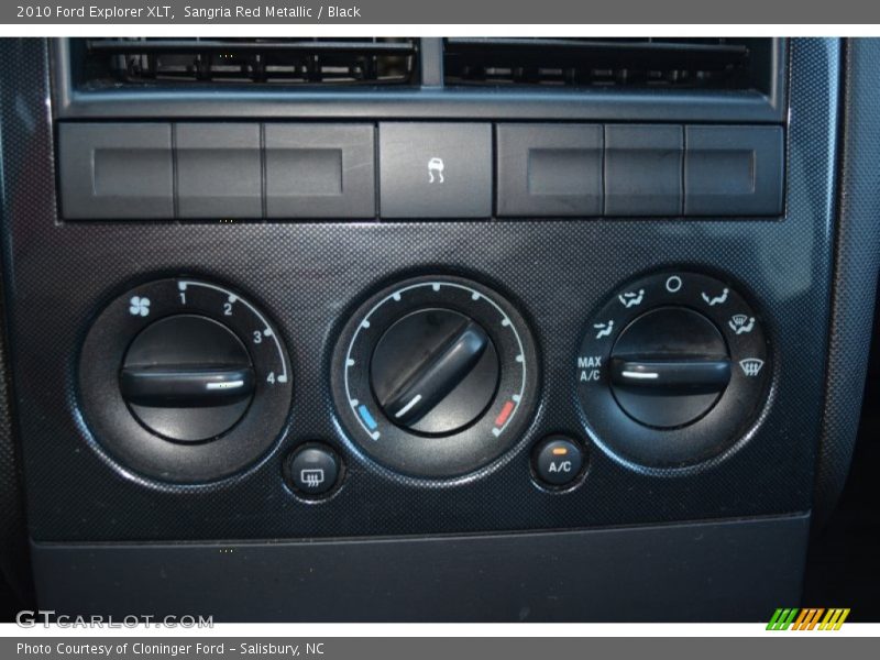 Sangria Red Metallic / Black 2010 Ford Explorer XLT