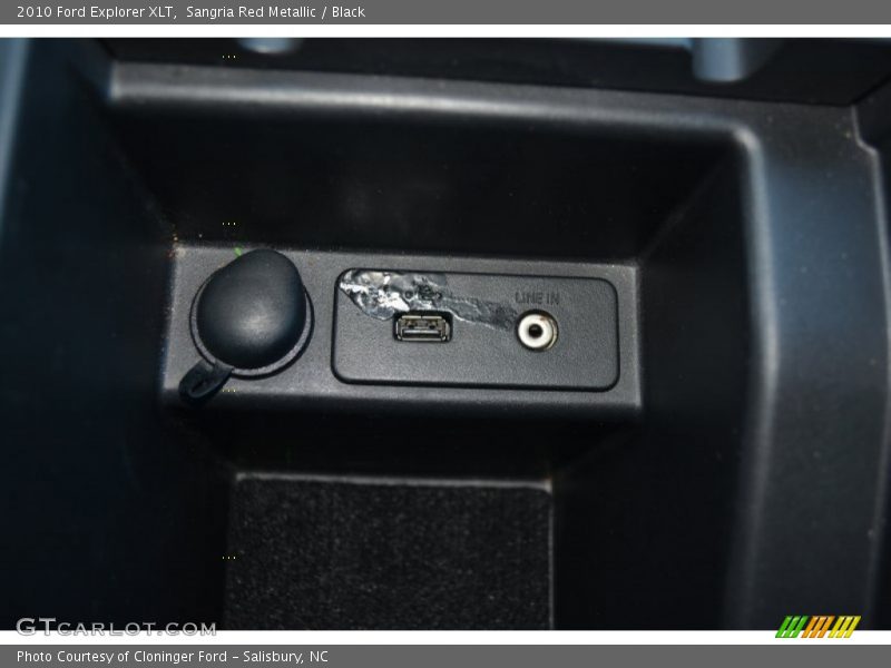 Sangria Red Metallic / Black 2010 Ford Explorer XLT
