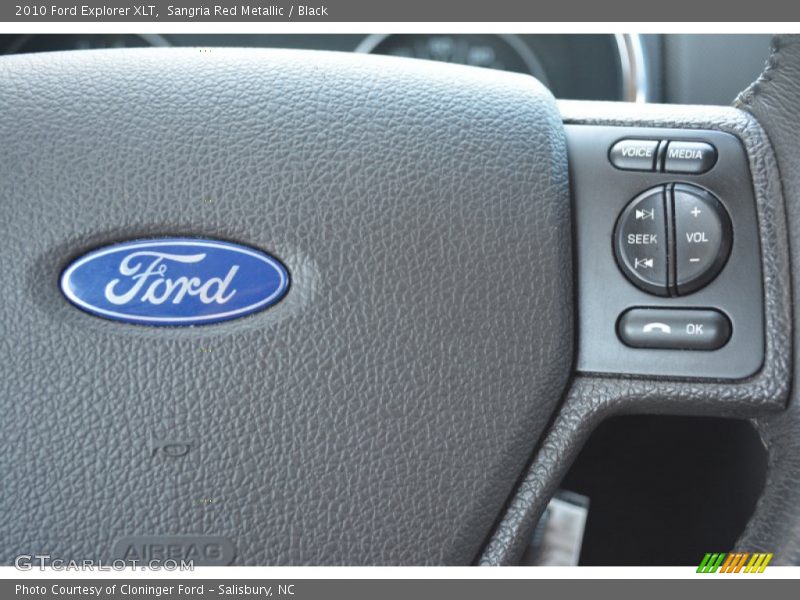 Sangria Red Metallic / Black 2010 Ford Explorer XLT