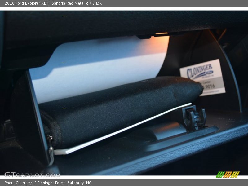 Sangria Red Metallic / Black 2010 Ford Explorer XLT