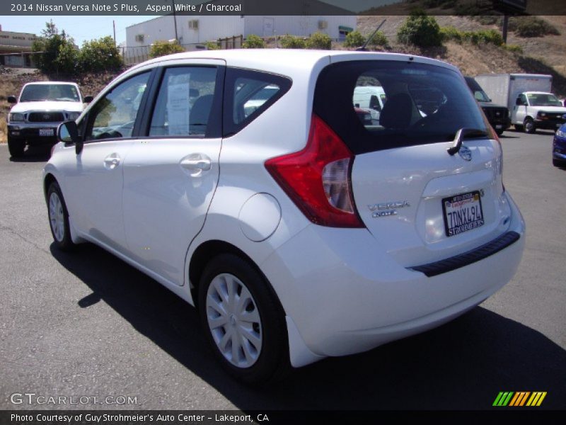 Aspen White / Charcoal 2014 Nissan Versa Note S Plus