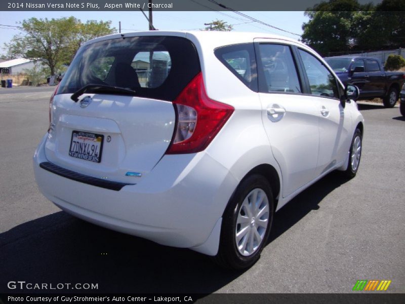 Aspen White / Charcoal 2014 Nissan Versa Note S Plus