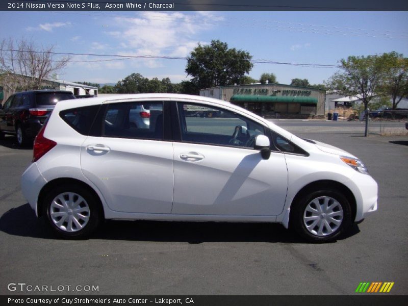 Aspen White / Charcoal 2014 Nissan Versa Note S Plus