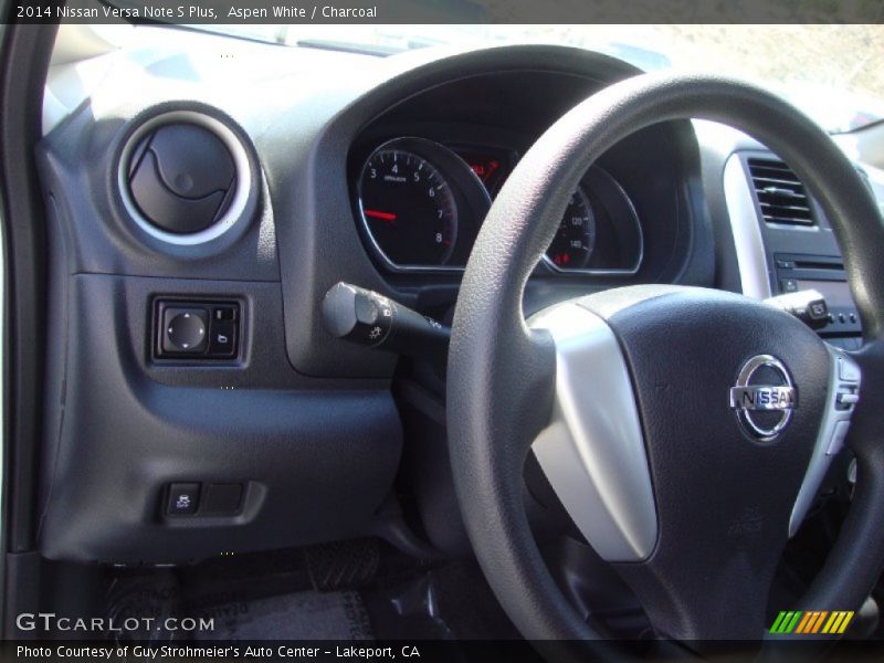 Aspen White / Charcoal 2014 Nissan Versa Note S Plus