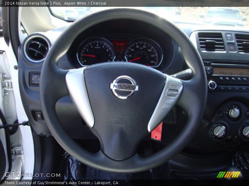 Aspen White / Charcoal 2014 Nissan Versa Note S Plus
