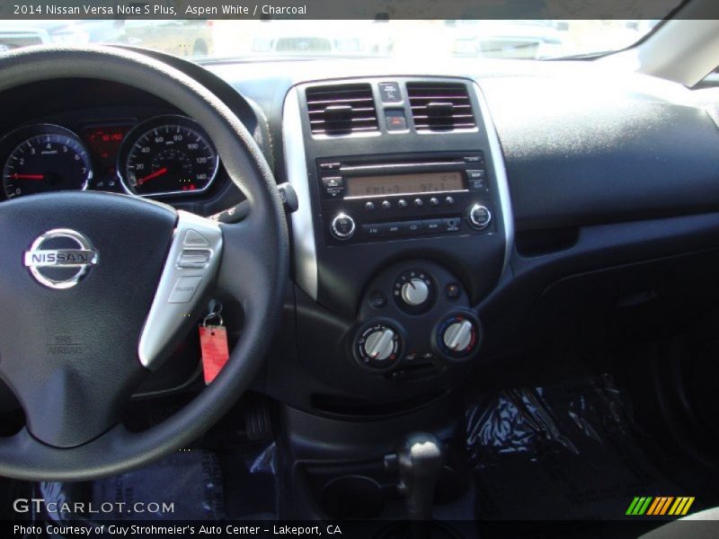 Aspen White / Charcoal 2014 Nissan Versa Note S Plus