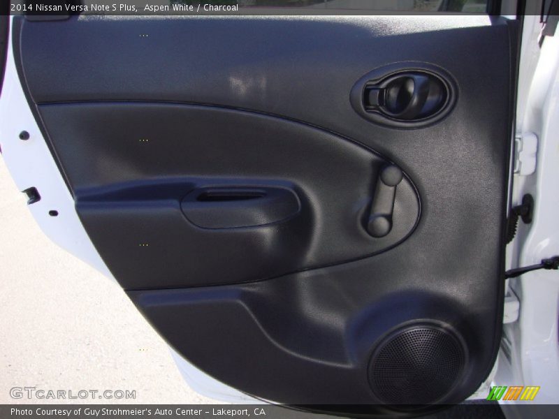 Aspen White / Charcoal 2014 Nissan Versa Note S Plus