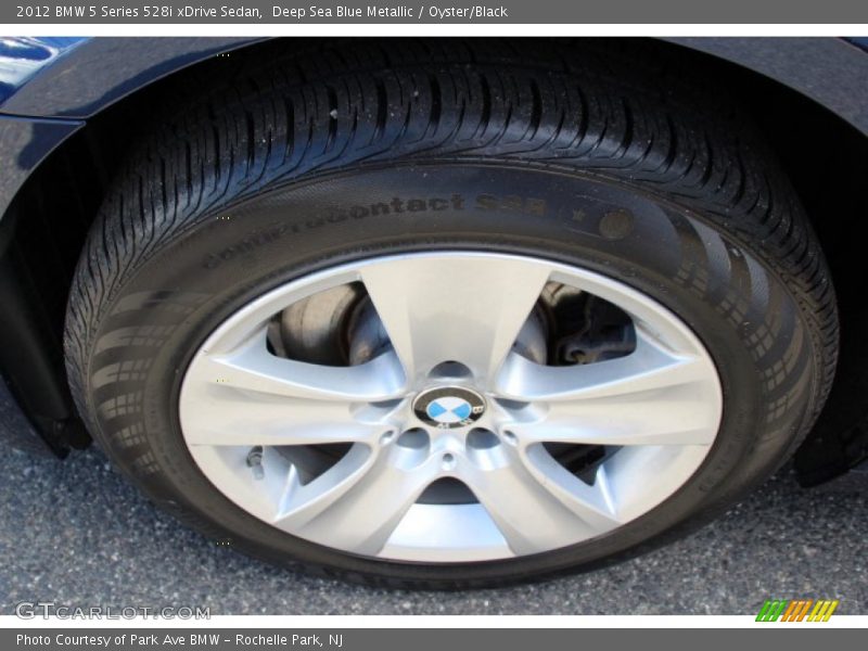Deep Sea Blue Metallic / Oyster/Black 2012 BMW 5 Series 528i xDrive Sedan