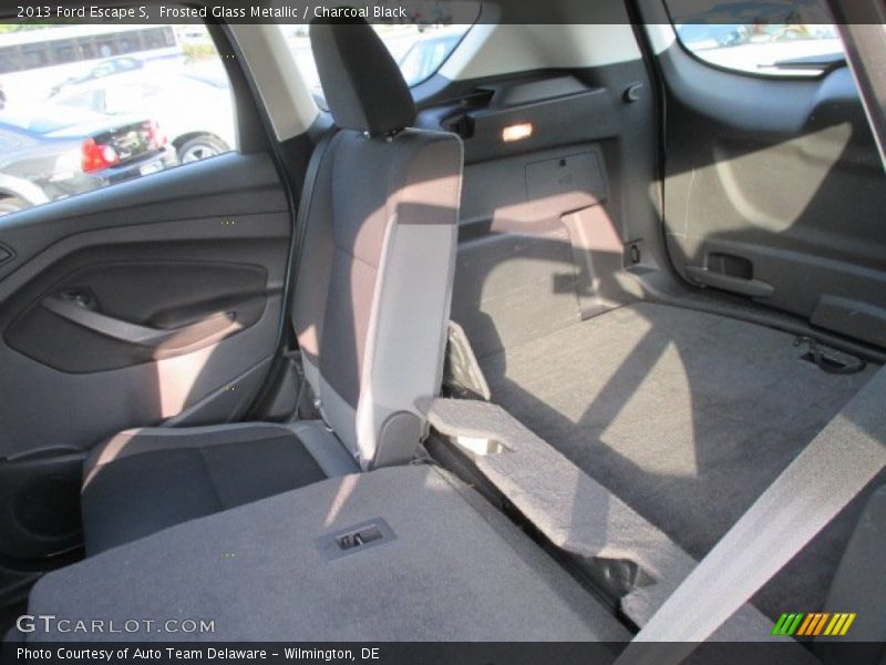 Frosted Glass Metallic / Charcoal Black 2013 Ford Escape S