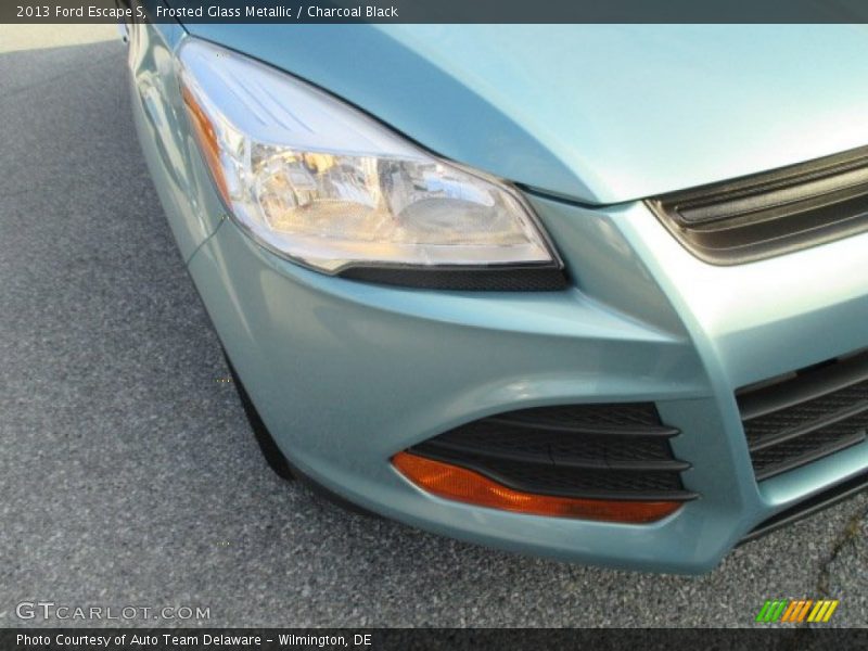 Frosted Glass Metallic / Charcoal Black 2013 Ford Escape S