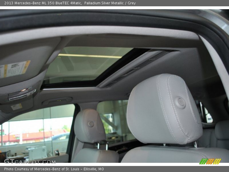 Palladium Silver Metallic / Grey 2013 Mercedes-Benz ML 350 BlueTEC 4Matic