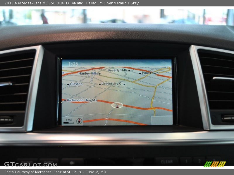 Palladium Silver Metallic / Grey 2013 Mercedes-Benz ML 350 BlueTEC 4Matic