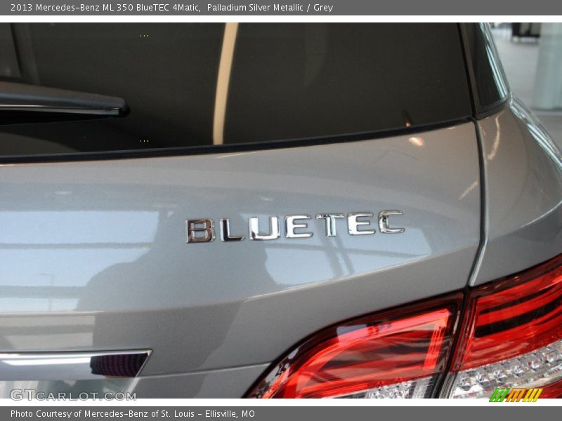 Palladium Silver Metallic / Grey 2013 Mercedes-Benz ML 350 BlueTEC 4Matic