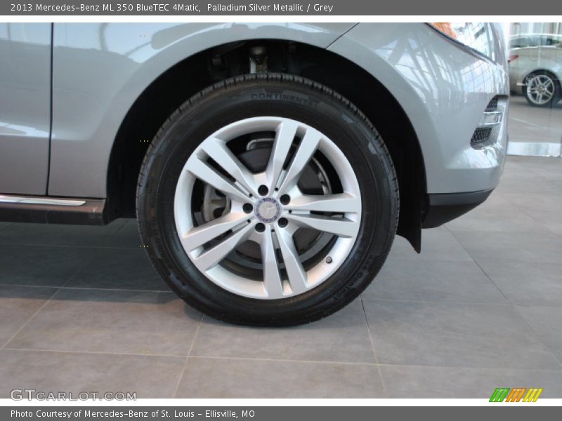 Palladium Silver Metallic / Grey 2013 Mercedes-Benz ML 350 BlueTEC 4Matic
