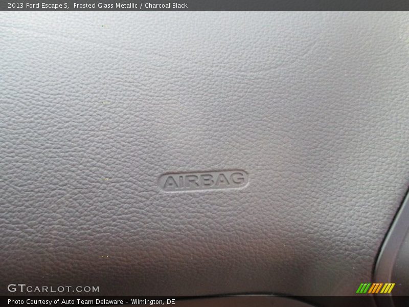 Frosted Glass Metallic / Charcoal Black 2013 Ford Escape S