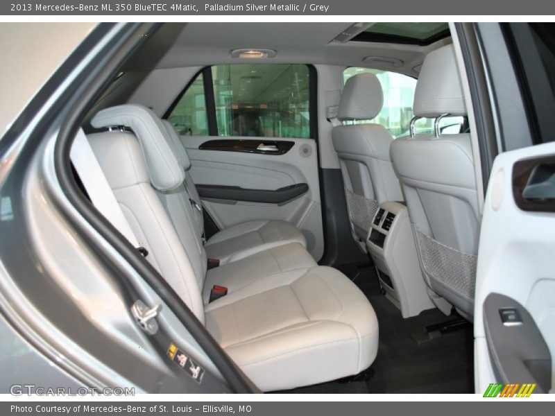 Palladium Silver Metallic / Grey 2013 Mercedes-Benz ML 350 BlueTEC 4Matic