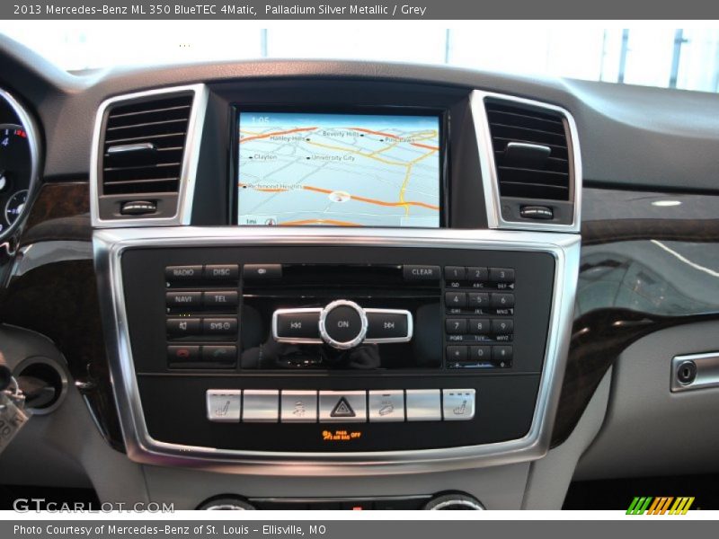 Palladium Silver Metallic / Grey 2013 Mercedes-Benz ML 350 BlueTEC 4Matic