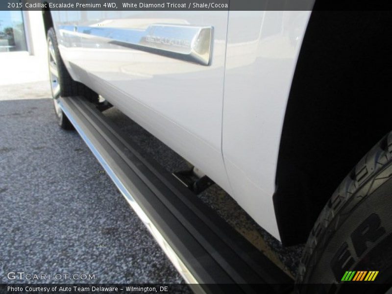 White Diamond Tricoat / Shale/Cocoa 2015 Cadillac Escalade Premium 4WD