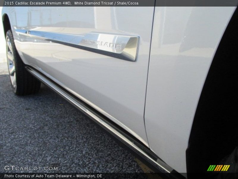 White Diamond Tricoat / Shale/Cocoa 2015 Cadillac Escalade Premium 4WD
