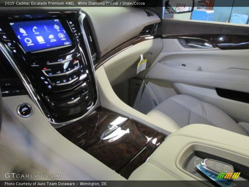 White Diamond Tricoat / Shale/Cocoa 2015 Cadillac Escalade Premium 4WD