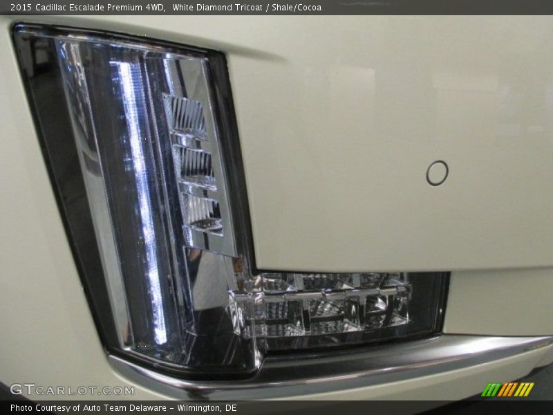 White Diamond Tricoat / Shale/Cocoa 2015 Cadillac Escalade Premium 4WD