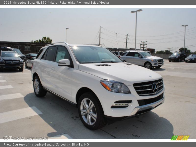 Polar White / Almond Beige/Mocha 2015 Mercedes-Benz ML 350 4Matic
