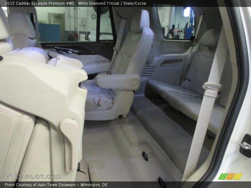 White Diamond Tricoat / Shale/Cocoa 2015 Cadillac Escalade Premium 4WD
