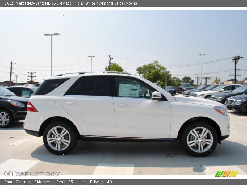 Polar White / Almond Beige/Mocha 2015 Mercedes-Benz ML 350 4Matic